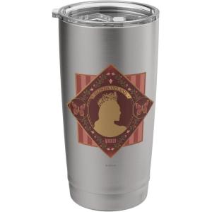 imageWicked Glinda Enchanted Floral Silhouette Stainless Steel Insulated TumblerBrushed Steel