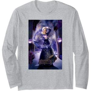 imageWicked Madame Morrible Poster Long Sleeve TShirtHeather Grey