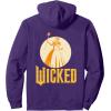 imageWicked For Good Glinda Gold Silhouette Front And Back Pullover HoodiePurple
