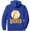 imageWicked For Good Glinda Gold Silhouette Front And Back Pullover HoodieRoyal Blue