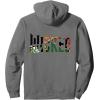 imageWicked For Good Wicked Witch Torn Poster Front And Back Pullover HoodieAsphalt Grey