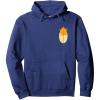 imageWicked For Good Glinda Gold Silhouette Front And Back Pullover HoodieNavy Blue