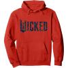 imageWicked For Good Ozian Pattern Logo Pullover HoodieRed