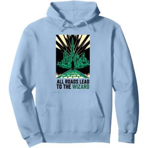 imageWicked For Good All Roads Lead to the Wizard Pullover HoodieDusty Blue