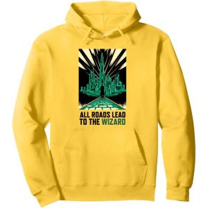 imageWicked For Good All Roads Lead to the Wizard Pullover HoodieLemon Yellow