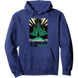 imageWicked For Good All Roads Lead to the Wizard Pullover HoodieNavy Blue
