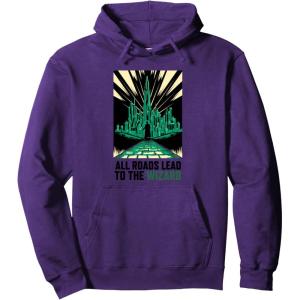 imageWicked For Good All Roads Lead to the Wizard Pullover HoodiePurple