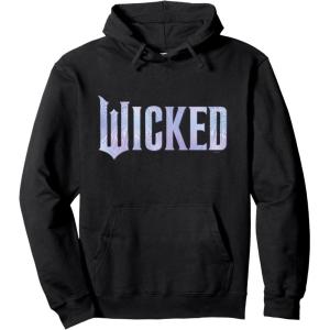 imageWicked For Good Bubble Shimmer Logo Pullover HoodieBlack