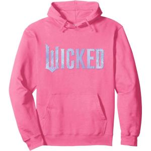 imageWicked For Good Bubble Shimmer Logo Pullover HoodieBright Pink