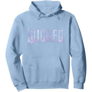 imageWicked For Good Bubble Shimmer Logo Pullover HoodieDusty Blue