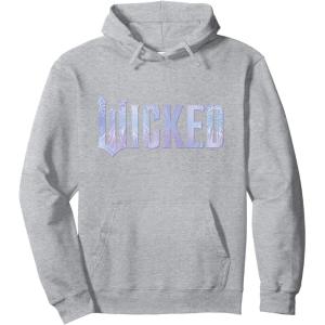 imageWicked For Good Bubble Shimmer Logo Pullover HoodieHeather Grey