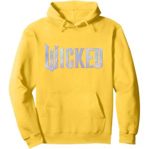 imageWicked For Good Bubble Shimmer Logo Pullover HoodieLemon Yellow