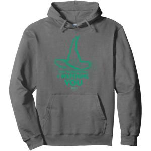 imageWicked For Good Elphaba Watchful Hat Pullover HoodieAsphalt Grey