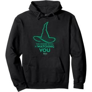 imageWicked For Good Elphaba Watchful Hat Pullover HoodieBlack