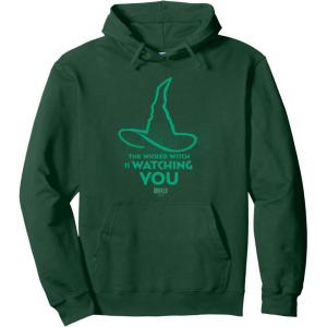 imageWicked For Good Elphaba Watchful Hat Pullover HoodieDark Green