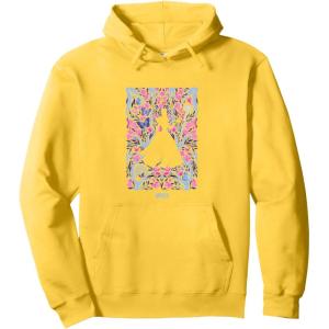 imageWicked For Good Glinda Floral Grace Pullover HoodieLemon Yellow