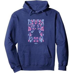 imageWicked For Good Glinda Floral Grace Pullover HoodieNavy Blue
