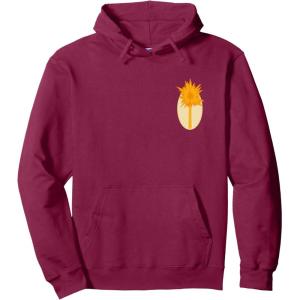 imageWicked For Good Glinda Gold Silhouette Front And Back Pullover HoodieBurgundy