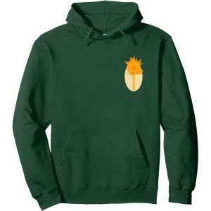 imageWicked For Good Glinda Gold Silhouette Front And Back Pullover HoodieDark Green