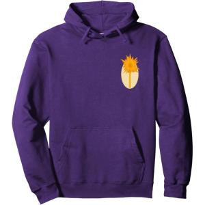 imageWicked For Good Glinda Gold Silhouette Front And Back Pullover HoodiePurple