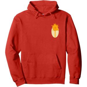 imageWicked For Good Glinda Gold Silhouette Front And Back Pullover HoodieRed