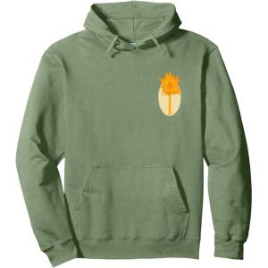 imageWicked For Good Glinda Gold Silhouette Front And Back Pullover HoodieSage Green