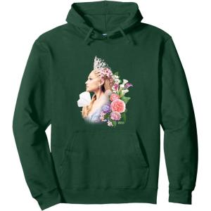 imageWicked For Good Glinda in Bloom Pullover HoodieDark Green