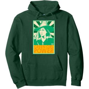 imageWicked For Good Green Girl Power Pullover HoodieDark Green