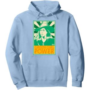 imageWicked For Good Green Girl Power Pullover HoodieDusty Blue
