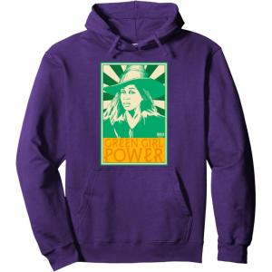 imageWicked For Good Green Girl Power Pullover HoodiePurple
