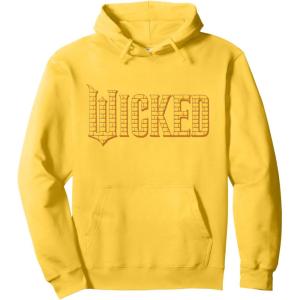 imageWicked For Good Logo Yellow Brick Road Pullover HoodieLemon Yellow