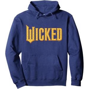 imageWicked For Good Logo Yellow Brick Road Pullover HoodieNavy Blue