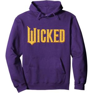 imageWicked For Good Logo Yellow Brick Road Pullover HoodiePurple