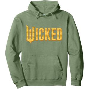 imageWicked For Good Logo Yellow Brick Road Pullover HoodieSage Green