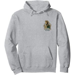 imageWicked For Good Made of Straw Front ampamp Back Pullover HoodieHeather Grey