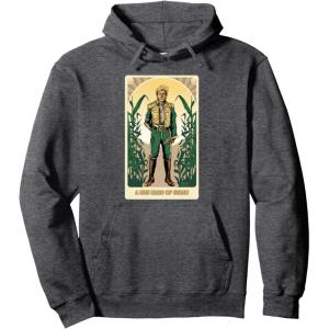 imageWicked For Good Made of Straw Pullover HoodieDark Heather Grey