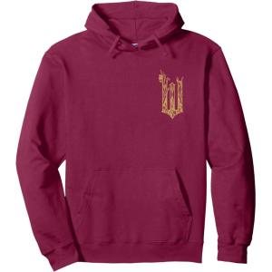 imageWicked For Good Ozian Gold Logo Front And Back Pullover HoodieBurgundy