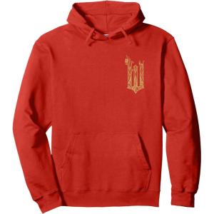 imageWicked For Good Ozian Gold Logo Front And Back Pullover HoodieRed
