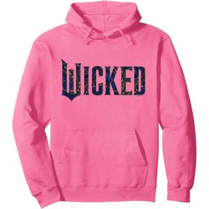 imageWicked For Good Ozian Pattern Logo Pullover HoodieBright Pink
