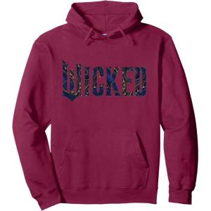 imageWicked For Good Ozian Pattern Logo Pullover HoodieBurgundy