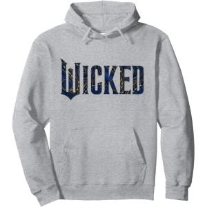 imageWicked For Good Ozian Pattern Logo Pullover HoodieHeather Grey