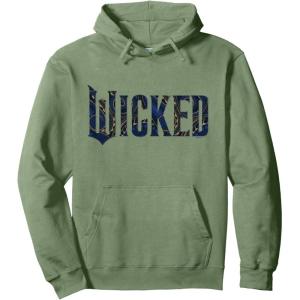 imageWicked For Good Ozian Pattern Logo Pullover HoodieSage Green