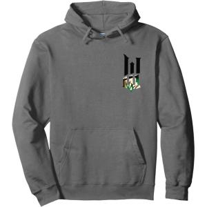 imageWicked For Good Wicked Witch Torn Poster Front And Back Pullover HoodieAsphalt Grey