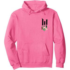 imageWicked For Good Wicked Witch Torn Poster Front And Back Pullover HoodieBright Pink