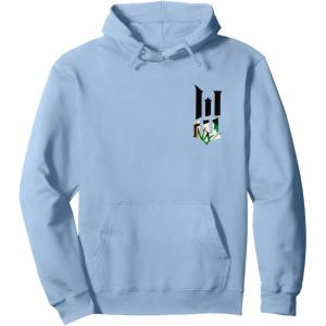 imageWicked For Good Wicked Witch Torn Poster Front And Back Pullover HoodieDusty Blue