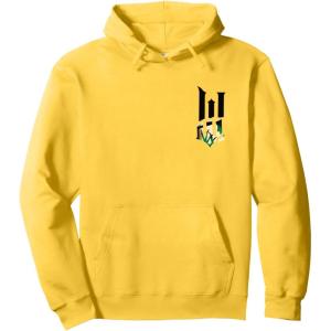 imageWicked For Good Wicked Witch Torn Poster Front And Back Pullover HoodieLemon Yellow