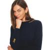 imageNAADAM Womens Wicked All Roads Lead to Oz Cashmere SweaterNavy