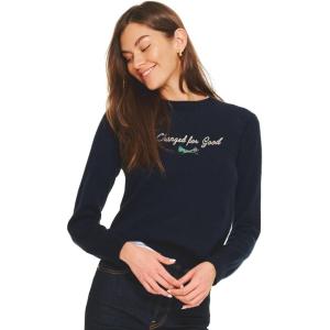 imageNAADAM Womens Wicked for Good Cashmere SweaterNavy