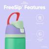 imageOwala Wicked FreeSip Insulated Stainless Steel Water Bottle with Straw for Sports and Travel BPAFree Sports Water Bottle 32 oz Glinda PinkAriel