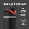 imageOwala Wicked FreeSip Insulated Stainless Steel Water Bottle with Straw for Sports and Travel BPAFree Sports Water Bottle 32 oz Glinda PinkDarth Vader